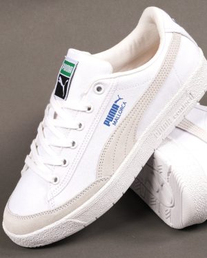 01 Navy Textured Retro Trainer