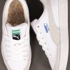 02 Navy Textured Retro Trainer