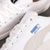 04 Navy Textured Retro Trainer